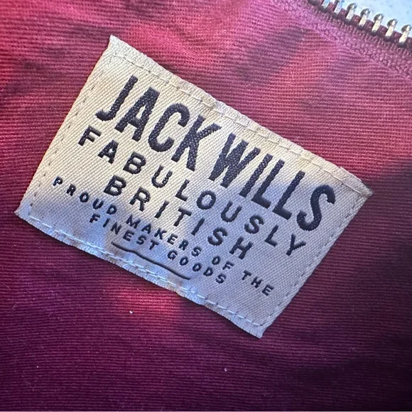 Jack Wills Bags Jack Wills Red Leather Pony Skin Crossbody Bag
